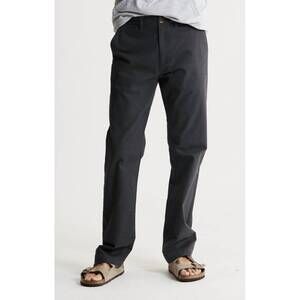 NEW JACHS NEW YORK cotton moleskin chino pants in charcoal